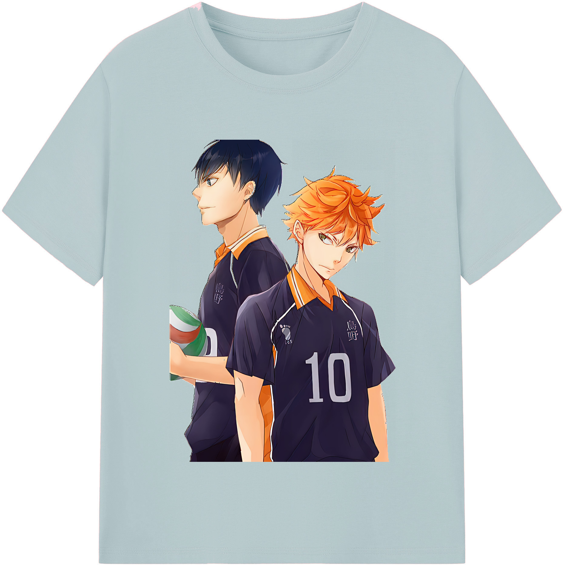 （画像用） ハイキュー!! Haikyu!! 綿100％半袖Tシャツ（フロントプリント）